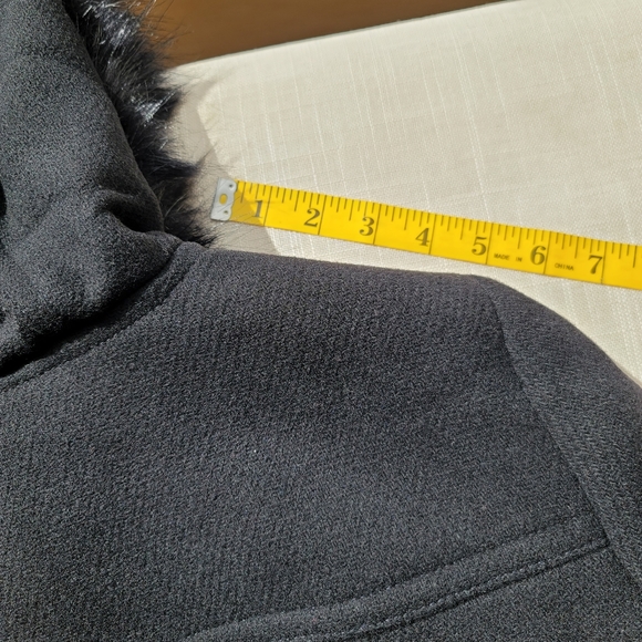 New! J CREW sz 10P 10 Petite Chateau Parka Italian Stadium Wool Black NWT - Picture 9 of 14